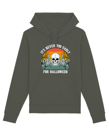 Skull It's Never Too Early for Halloween Khaki