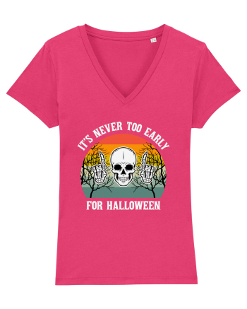 Skull It's Never Too Early for Halloween Raspberry