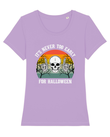 Skull It's Never Too Early for Halloween Lavender Dawn