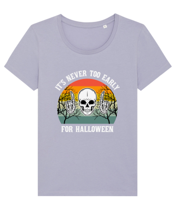 Skull It's Never Too Early for Halloween Lavender