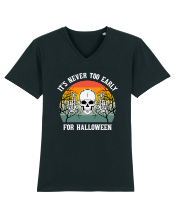 Skull It's Never Too Early for Halloween Black