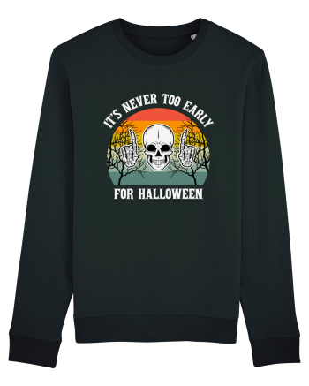 Skull It's Never Too Early for Halloween Black