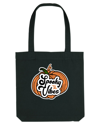 Spooky Vibes Halloween Pumpkin Black