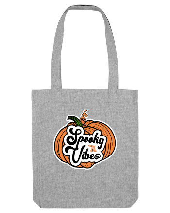Spooky Vibes Halloween Pumpkin Heather Grey