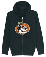 Spooky Vibes Halloween Pumpkin Hanorac cu fermoar Unisex Connector
