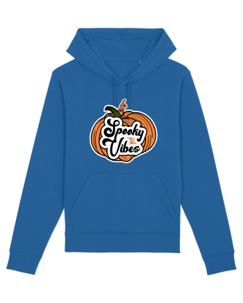 Spooky Vibes Halloween Pumpkin Royal Blue