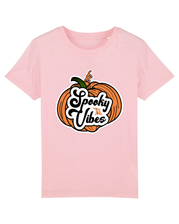 Spooky Vibes Halloween Pumpkin Cotton Pink