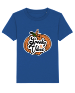 Spooky Vibes Halloween Pumpkin Tricou mânecă scurtă  Copii Mini Creator