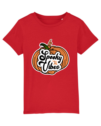 Spooky Vibes Halloween Pumpkin Red