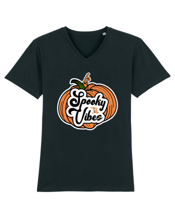 Spooky Vibes Halloween Pumpkin Black