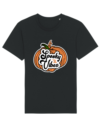 Spooky Vibes Halloween Pumpkin Black