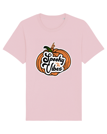 Spooky Vibes Halloween Pumpkin Cotton Pink