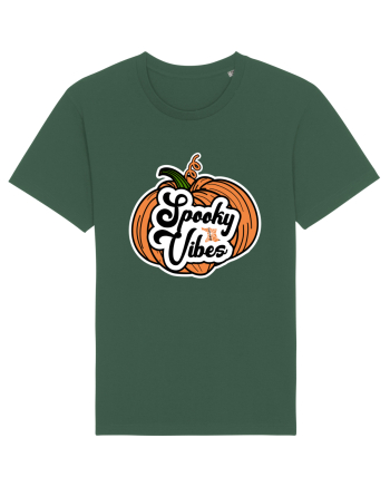 Spooky Vibes Halloween Pumpkin Bottle Green