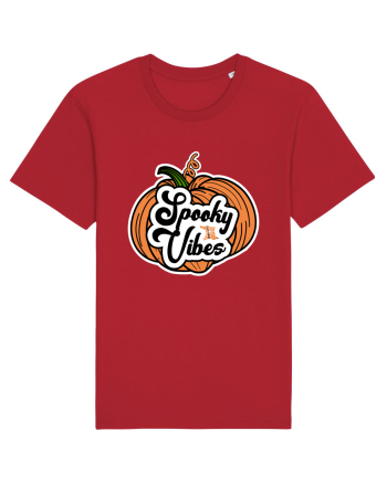 Spooky Vibes Halloween Pumpkin Red