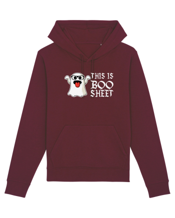 This Is Boo Sheet Bull Shit Funny Burgundy