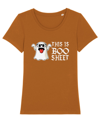 This Is Boo Sheet Bull Shit Funny Roasted Orange