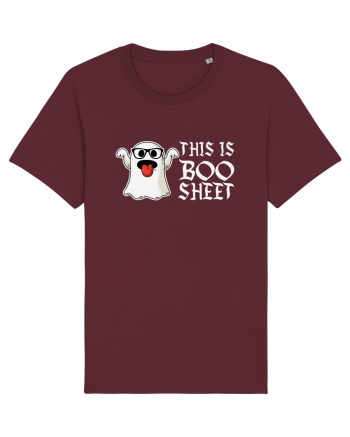 This Is Boo Sheet Bull Shit Funny Burgundy