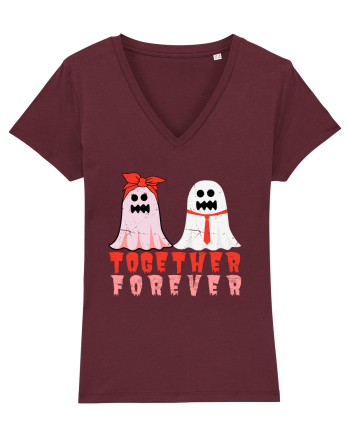 Together Forever Ghost Boo Couple Burgundy