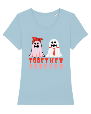 Together Forever Ghost Boo Couple Sky Blue