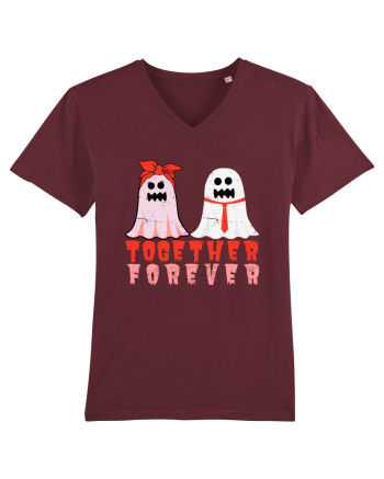 Together Forever Ghost Boo Couple Burgundy