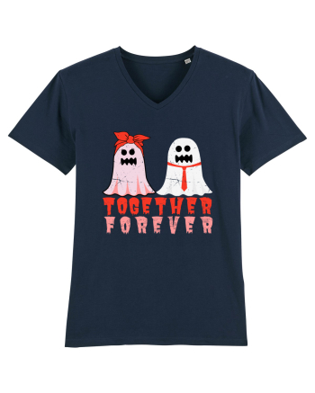 Together Forever Ghost Boo Couple French Navy