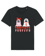 Together Forever Ghost Boo Couple Tricou mânecă scurtă Unisex Rocker