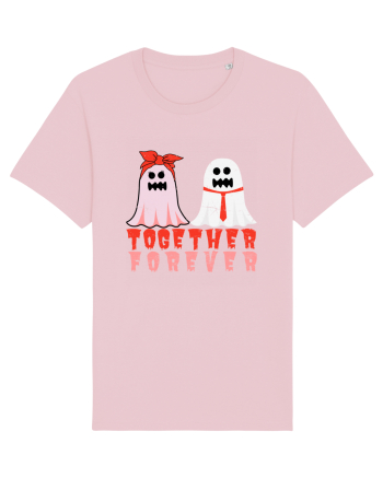 Together Forever Ghost Boo Couple Cotton Pink