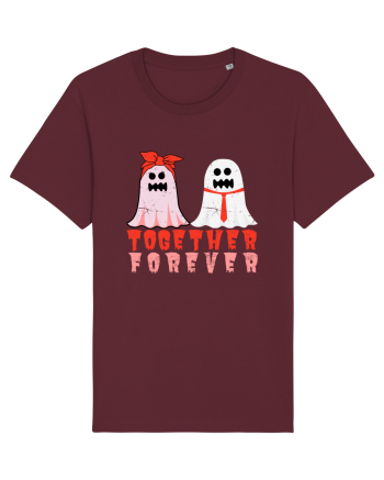 Together Forever Ghost Boo Couple Burgundy
