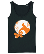 Top Cat And Moon Halloween Maiou Damă Dreamer