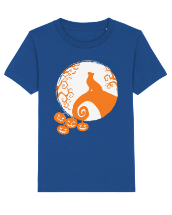 Top Cat And Moon Halloween Majorelle Blue