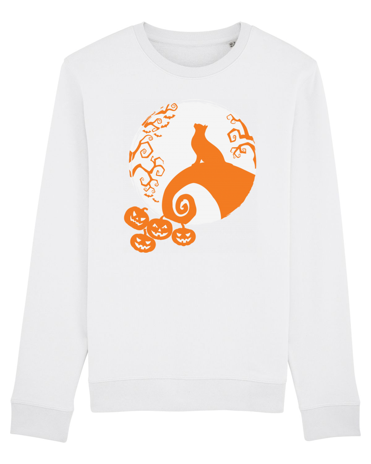 Bluză mânecă lungă Unisex Rise White
