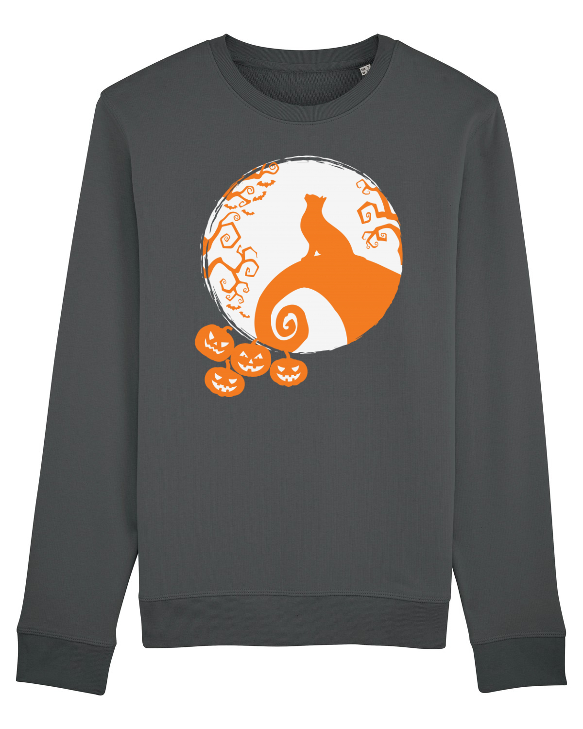 Bluză mânecă lungă Unisex Rise Anthracite