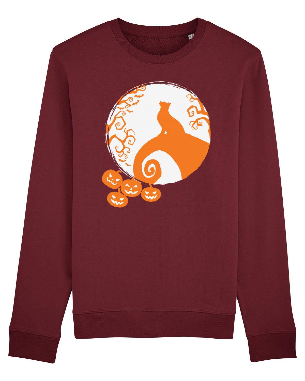 Bluză mânecă lungă Unisex Rise Burgundy