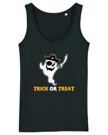 Trick or Treat Pirate Boo Ghost Black