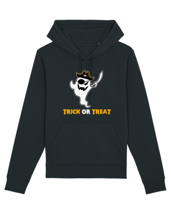 Trick or Treat Pirate Boo Ghost Black