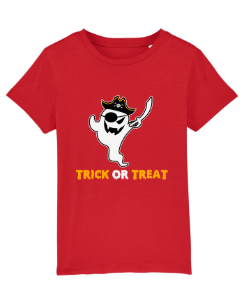 Trick or Treat Pirate Boo Ghost Red