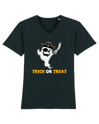 Trick or Treat Pirate Boo Ghost Black