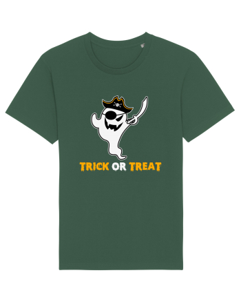 Trick or Treat Pirate Boo Ghost Bottle Green