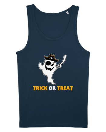 Trick or Treat Pirate Boo Ghost Navy