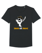 Trick or Treat Pirate Boo Ghost Tricou mânecă scurtă guler larg Bărbat Skater