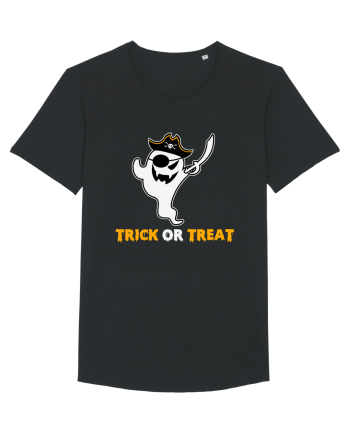 Trick or Treat Pirate Boo Ghost Black