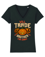 Will Trade Brother For Candy Tricou mânecă scurtă guler V Damă Evoker