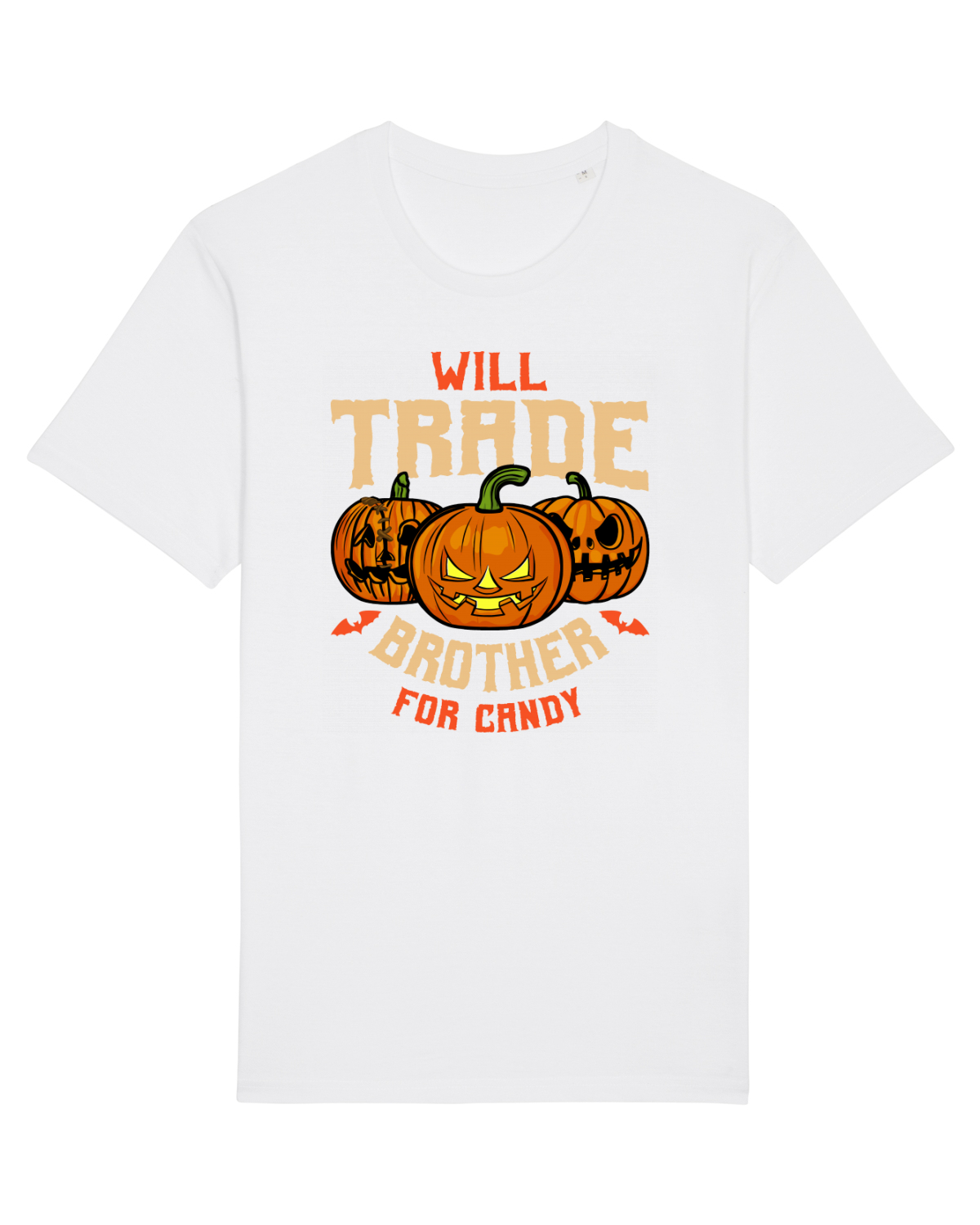 Tricou mânecă scurtă Unisex Rocker White