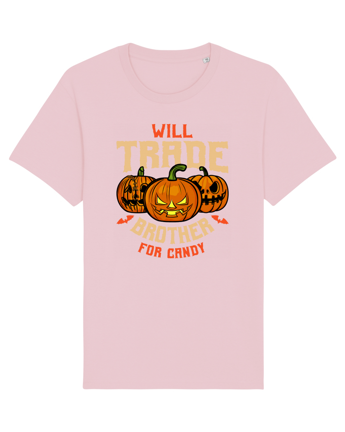 Tricou mânecă scurtă Unisex Rocker Cotton Pink