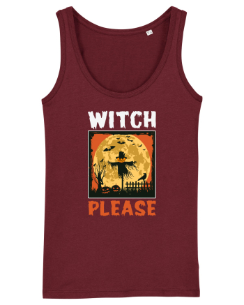 Witch Please Halloween Burgundy