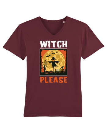 Witch Please Halloween Burgundy