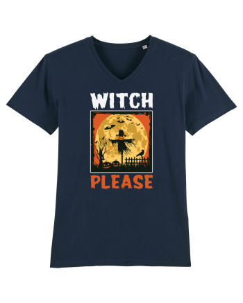 Witch Please Halloween French Navy