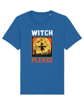 Witch Please Halloween Royal Blue