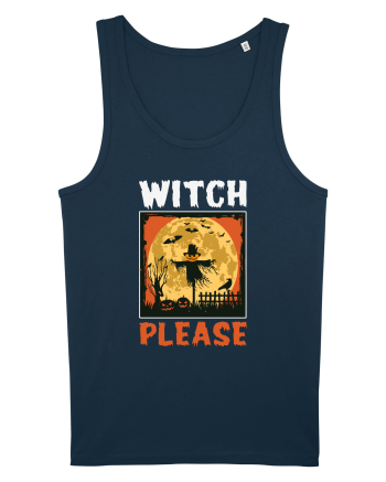Witch Please Halloween Navy