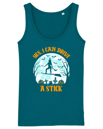 Yes I Can Drive A Stick Halloween Witch Flyin' Ocean Depth